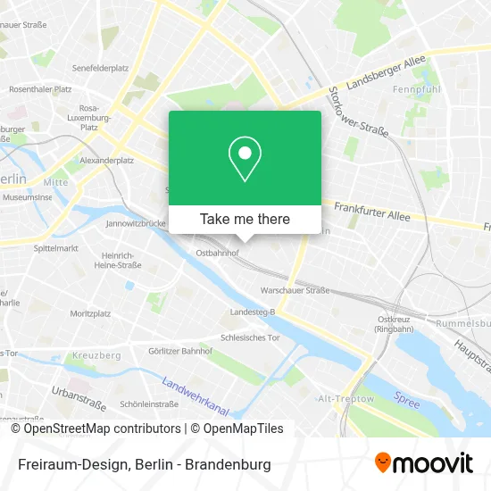 Freiraum-Design map