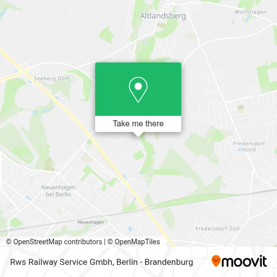 Rws Railway Service Gmbh map