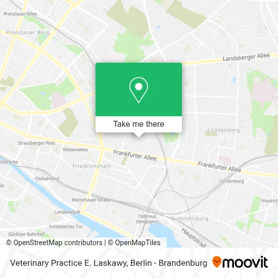 Veterinary Practice E. Laskawy map
