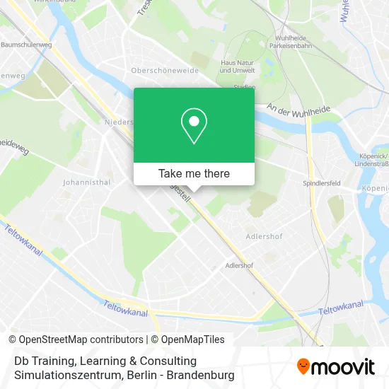 Db Training, Learning & Consulting Simulationszentrum map