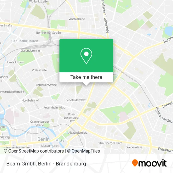 Beam Gmbh map