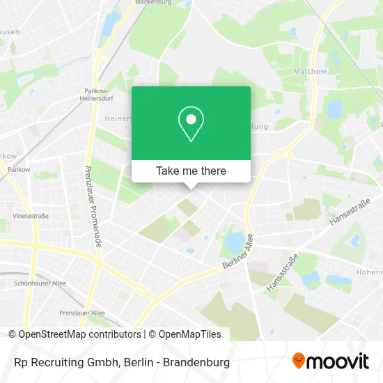 Rp Recruiting Gmbh map