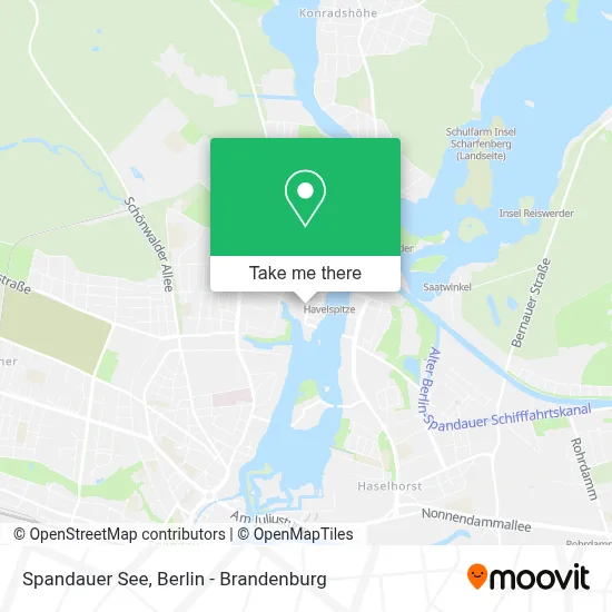 Spandauer See map