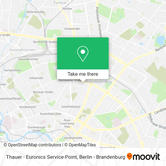 Thauer - Euronics Service-Point map