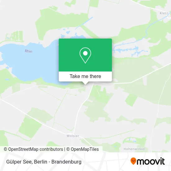 Gülper See map