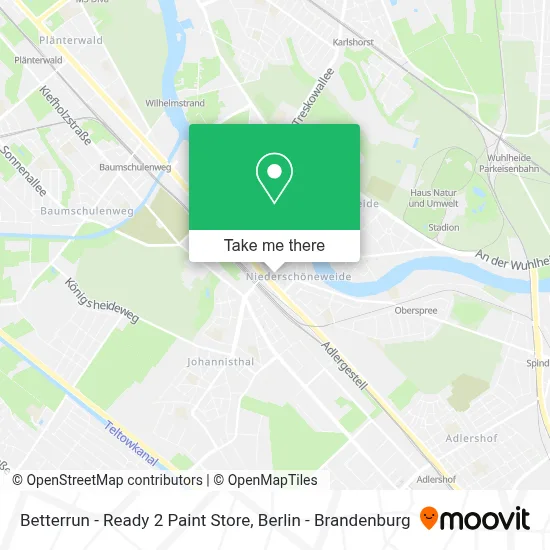 Betterrun - Ready 2 Paint Store map