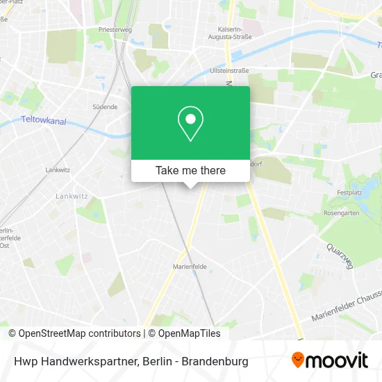 Hwp Handwerkspartner map