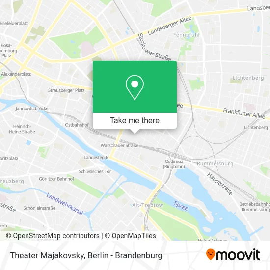 Theater Majakovsky map