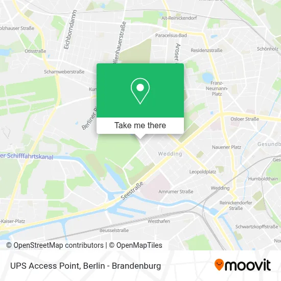 Ups Access Point map
