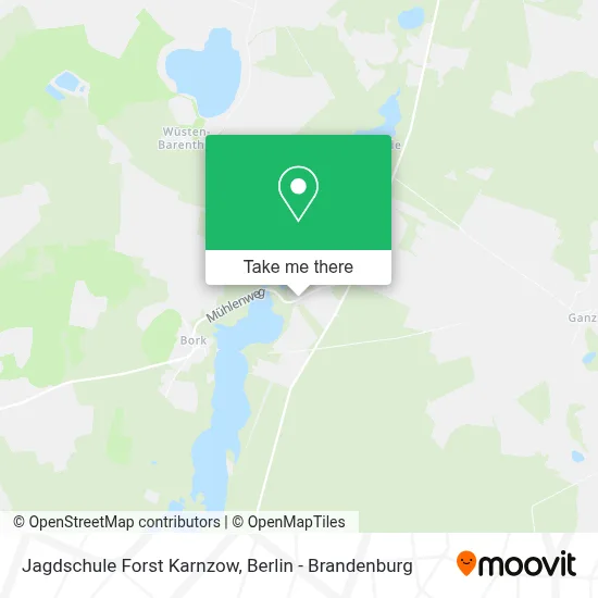 Jagdschule Forst Karnzow map
