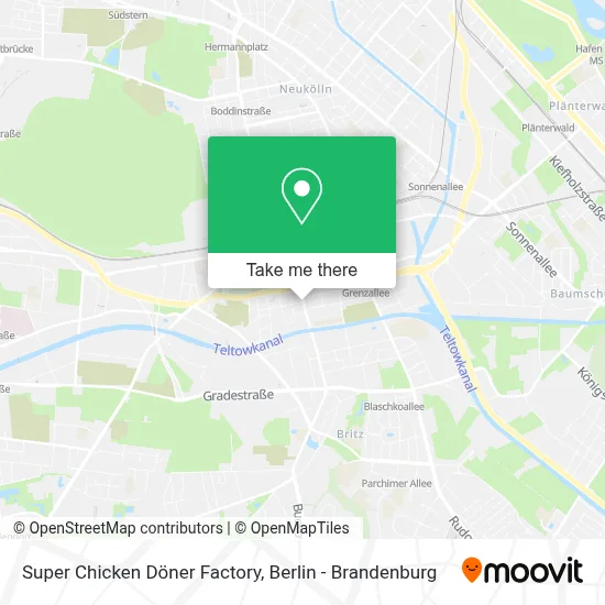 Super Chicken Döner Factory map