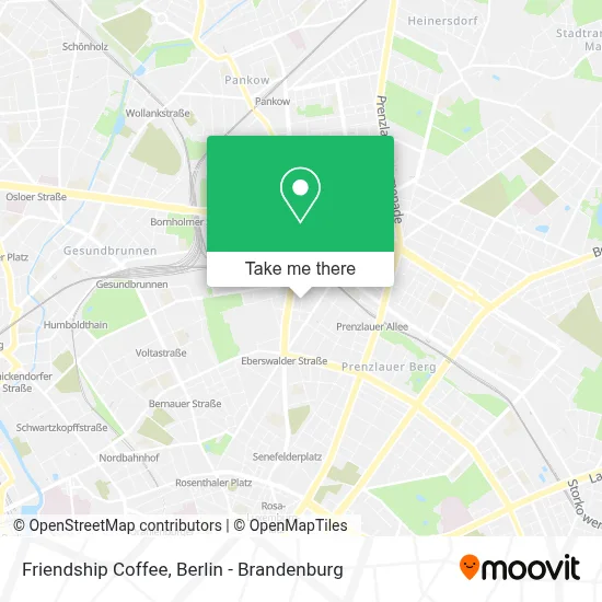 Friendship Coffee map