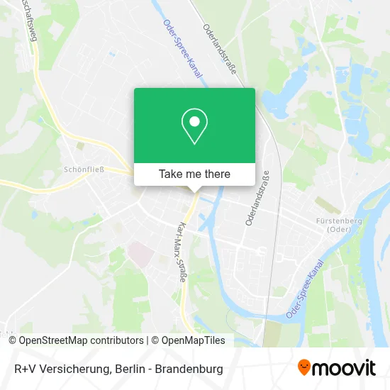R+V Versicherung map