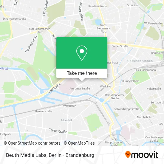 Beuth Media Labs map