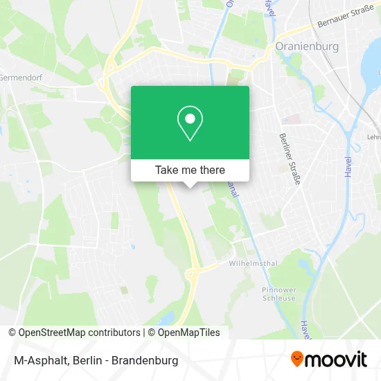 M-Asphalt map