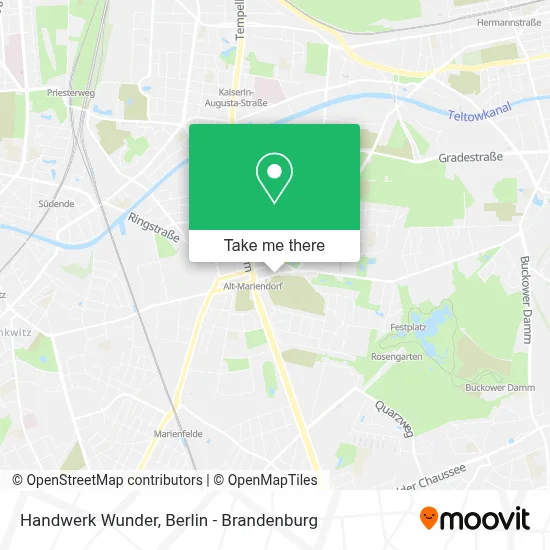 Handwerk Wunder map