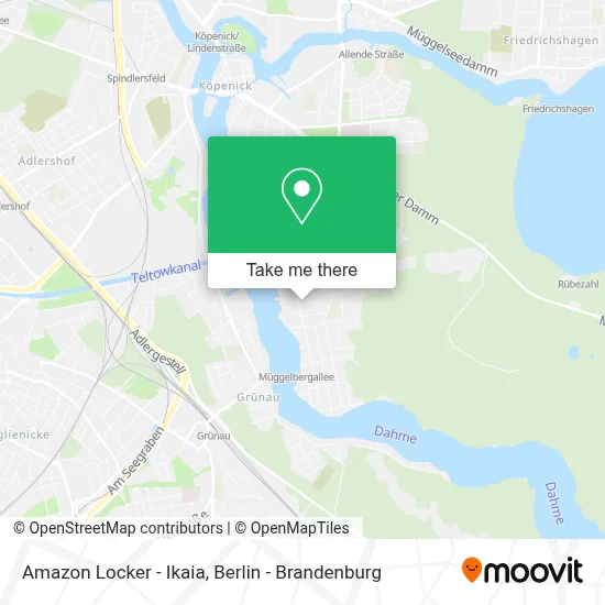Amazon Locker - Ikaia map