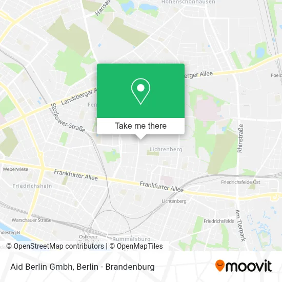 Aid Berlin Gmbh map