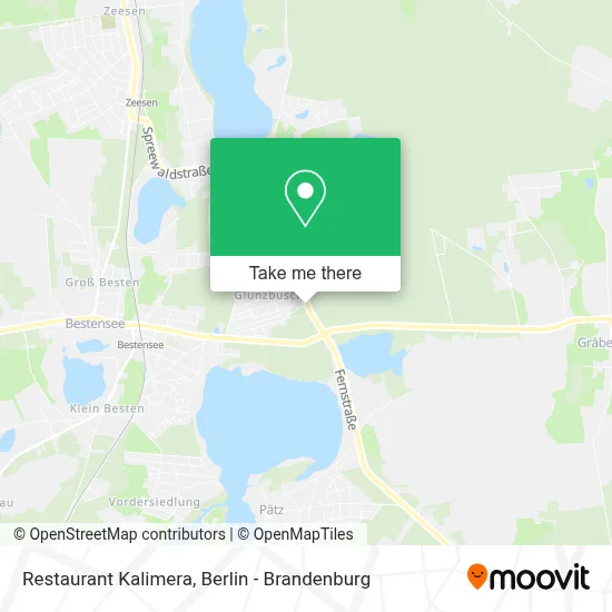 Restaurant Kalimera map