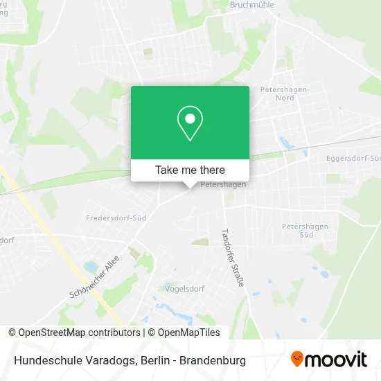 Hundeschule Varadogs map