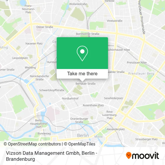 Vizson Data Management Gmbh map
