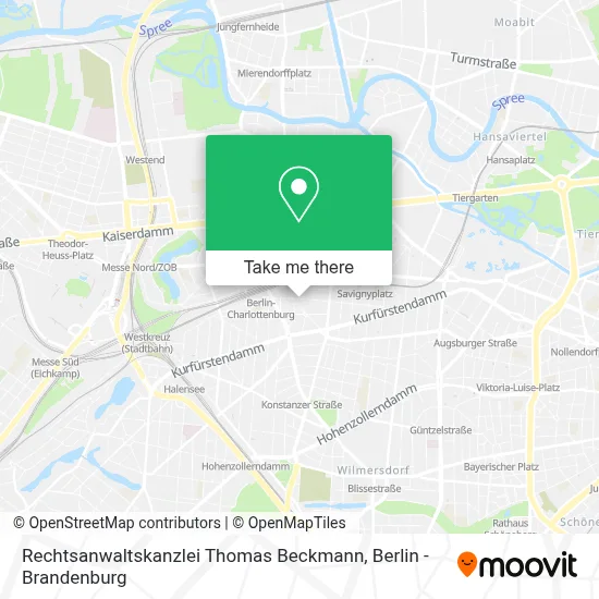 Rechtsanwaltskanzlei Thomas Beckmann map