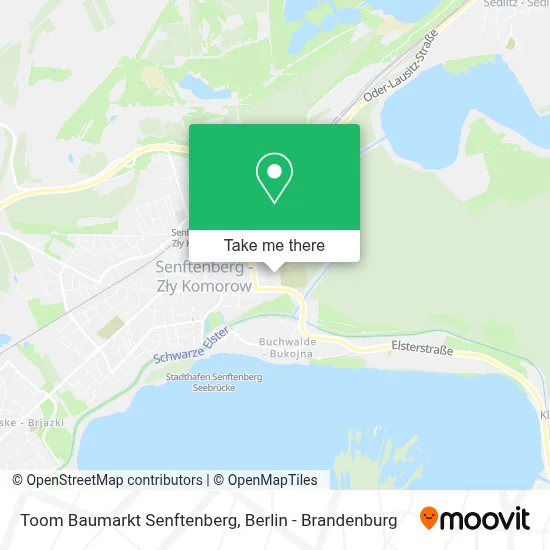 Toom Baumarkt Senftenberg map