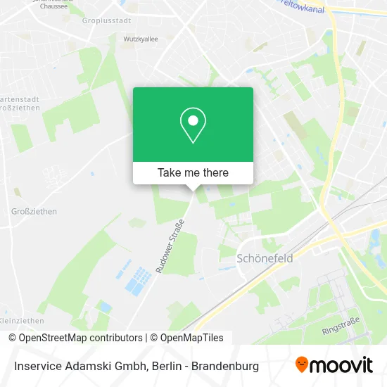 Inservice Adamski Gmbh map