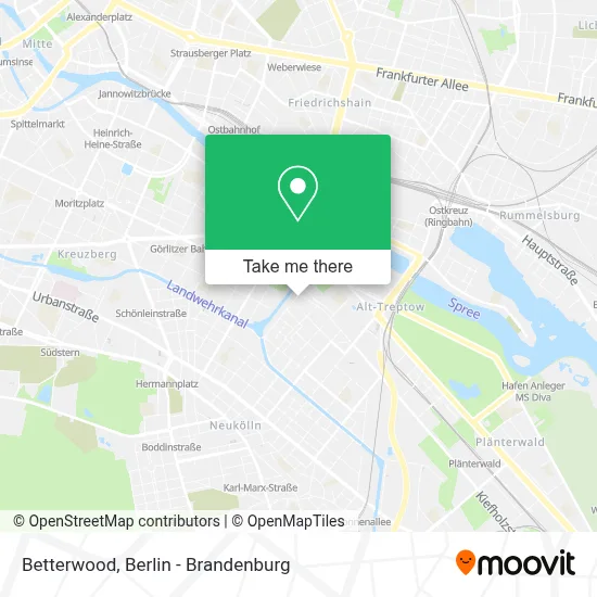 Betterwood map