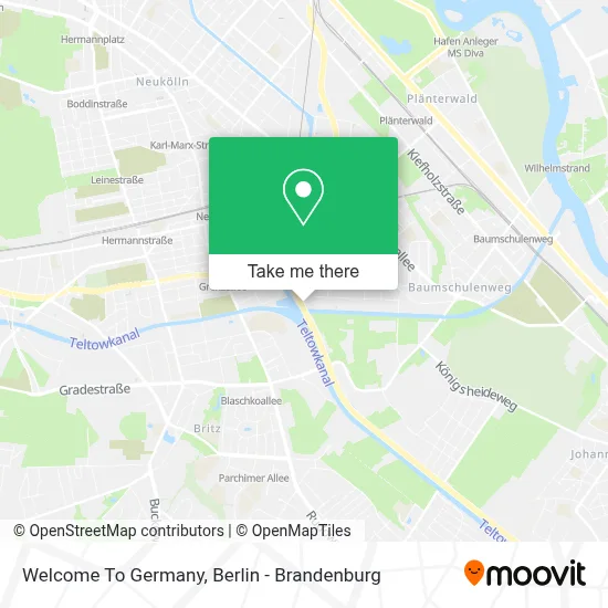Welcome To Germany map