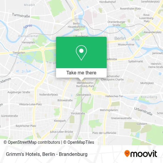 Grimm's Hotels map