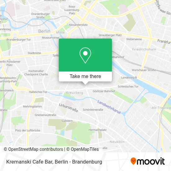 Kremanski Cafe Bar map