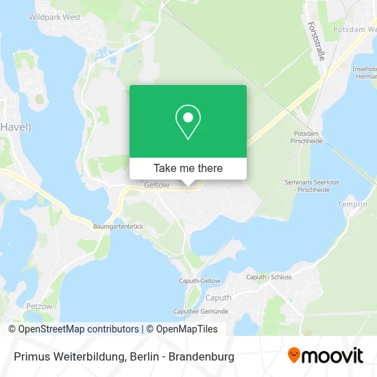 Primus Weiterbildung map