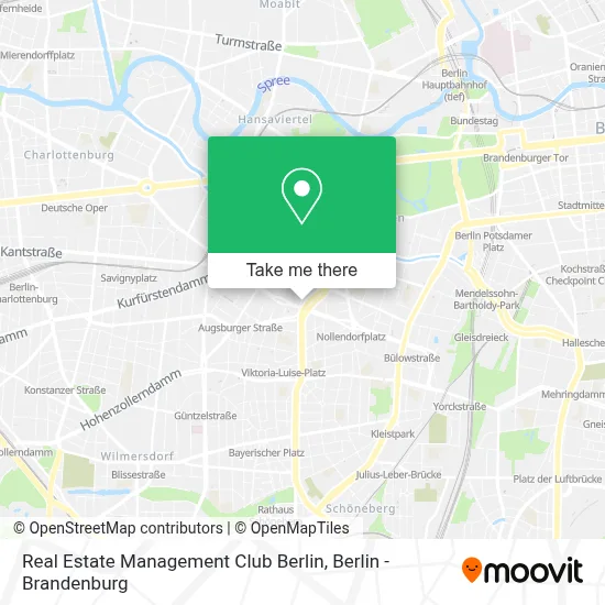 Real Estate Management Club Berlin map