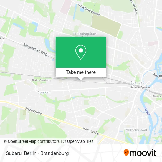 Subaru map