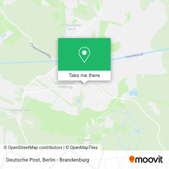 Deutsche Post map
