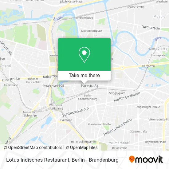 Lotus Indisches Restaurant map