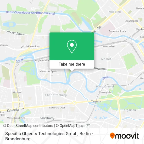 Specific Objects Technologies Gmbh map