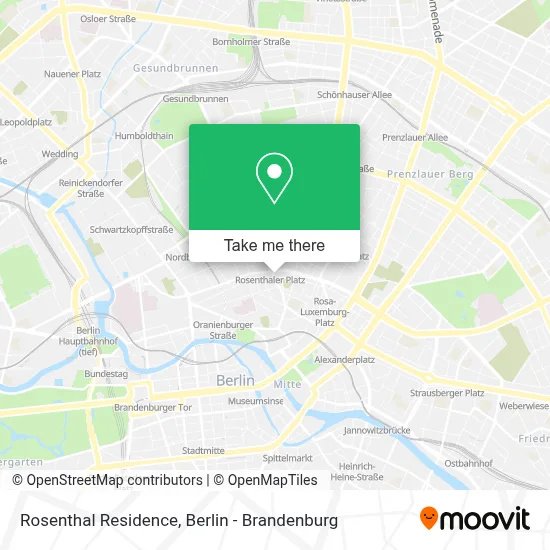 Rosenthal Residence map