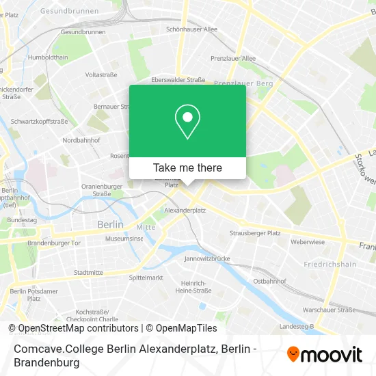 Comcave.College Berlin Alexanderplatz map