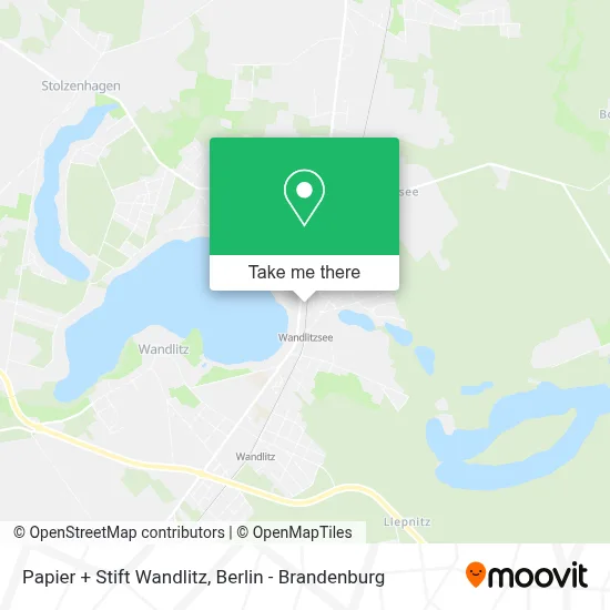 Papier + Stift Wandlitz map