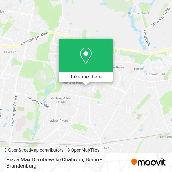 Pizza Max Dembowski/Chahrour map