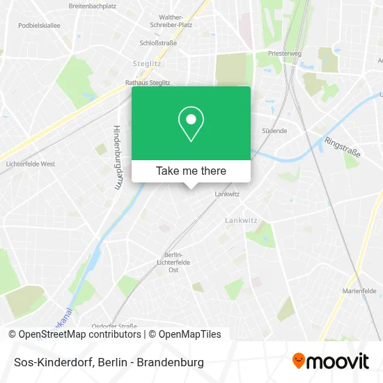 Sos-Kinderdorf map