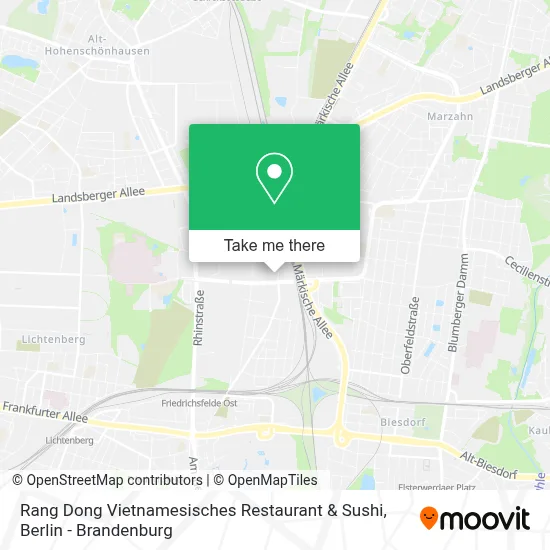 Rang Dong Vietnamesisches Restaurant & Sushi map