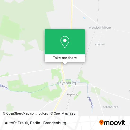 Autofit Preuß map