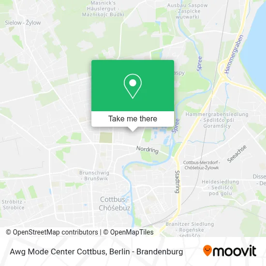 Awg Mode Center Cottbus map