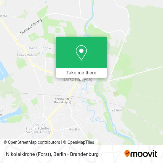 Nikolaikirche (Forst) map