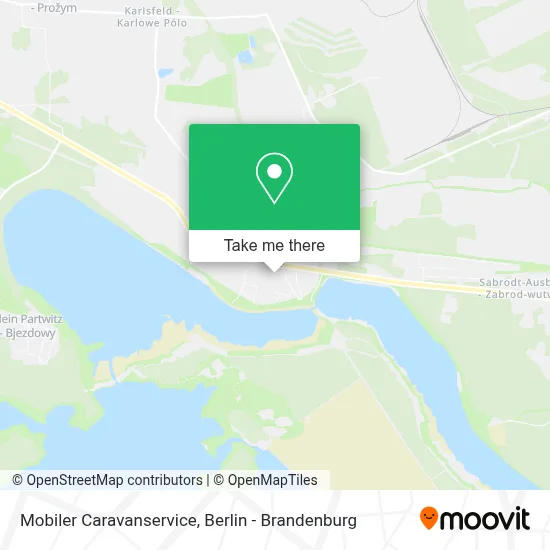 Mobiler Caravanservice map