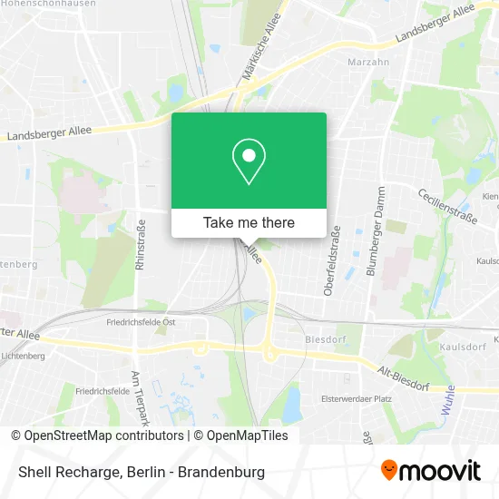 Shell Recharge map