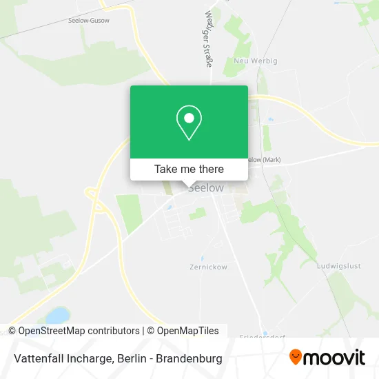 Vattenfall Incharge map